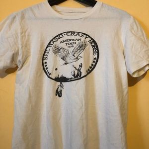 Neil young crazy horse American tour vintage tee